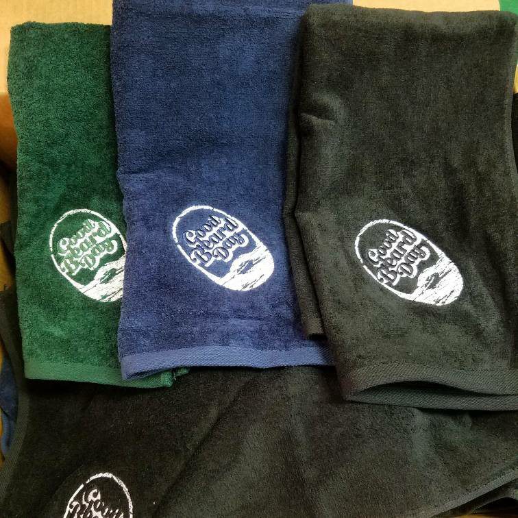 Good Beard Day Sports Towel